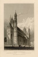 J. Woods - Die Domkirche zu Worms - o.J. - Stahlstich