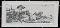 Johann Adam Klein - Die beiden Schafheerden - 1814 -...