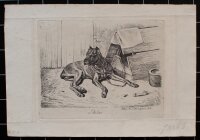 Johann Adam Klein - Hatzhund mit Doppelnase - 1818 -...