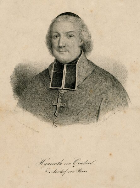 unbekannt - Bidnis des Hyacinthe-Louis de Quelen - o.J. - Lithografie
