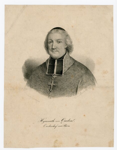 unbekannt - Bidnis des Hyacinthe-Louis de Quelen - o.J. - Lithografie