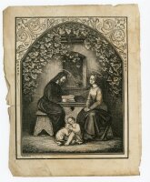 B. Rühling - Die Heilige Familie - o.J. - Stahlstich