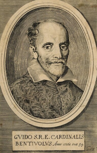 unbekannt - Bildnis des Guido Bentivoglio - o.J. - Stahlstich