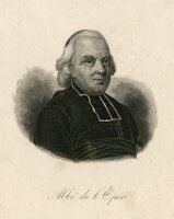 unbekannt - Bildnis des Abbé Charles-Michel de...