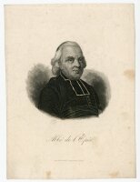 unbekannt - Bildnis des Abbé Charles-Michel de...