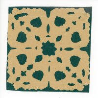 unbekannt - Scherenschnitt Ornament - o.J. - Collage