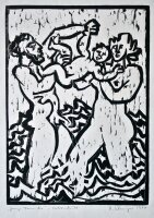 Kluriger - Junge Familie - 1977 - Druckgrafik