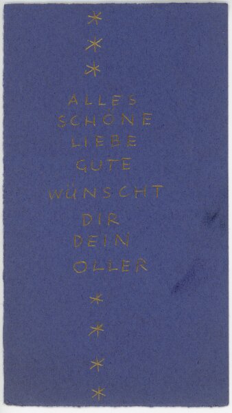 Uli Huber - Uli Huber Grußkarte Glückwünsche Sterne - o.J. - Zeichnung