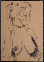 Sasha Schwarzer - Nerdy, maskierte weibliche Nackte -...