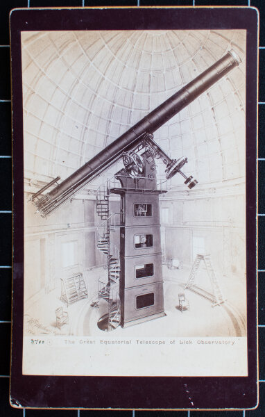 Isaiah West Taber - The Great Equatorial Telescope of Lick Observatory - um 1890 - Albuminabzug