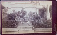 Schoene - Denkmal HHW Stroecker - um 1889 - Albuminabzug