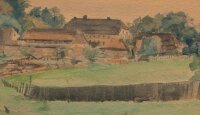 Helmut Bernhardt - Bauernhof - 1934 - Aquarell