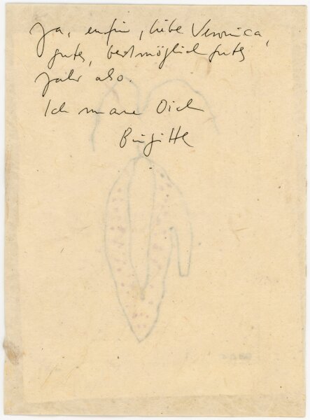 unbekannt - Grüße Abstrakte Zeichnung Radierung - o.J. - Radierung