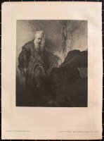 Ludwig Kühn - Paulus im Gemach - 1902 - Radierung