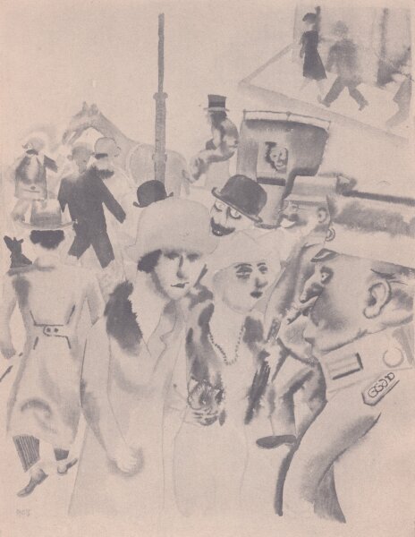 Georg Grosz - Berufstätig - 1930 - Offsetdruck