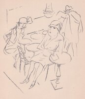 Georg Grosz - die nicht mehr singen - 1930 - Offsetdruck