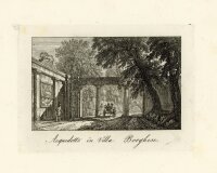 Pietro Parboni - Aquädukt Villa Borghese Parkanlage...