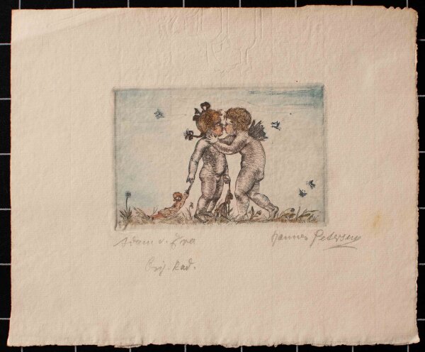 Hannes Petersen - Adam und Eva - o.J. - Radierung