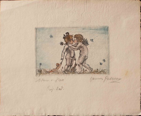Hannes Petersen - Adam und Eva - o.J. - Radierung