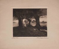 Walter Siebert-Lemàn - Regentag (in Pommern) - 1919 - Radierung