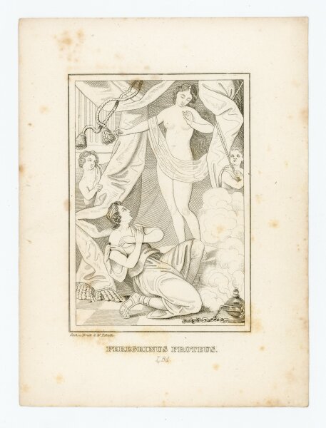 Wenzel Pobuda - Peregrinus Proteus - um 1820 - Kupferstich