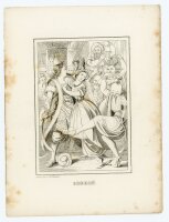 Wenzel Pobuda - Oberon - um 1820 - Kupferstich