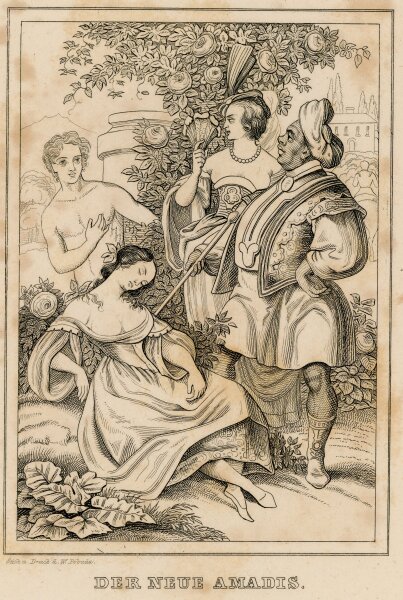 Wenzel Pobuda - Der neue Amadis - um 1820 - Kupferstich