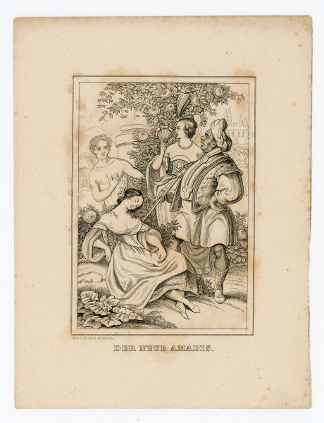 Wenzel Pobuda - Der neue Amadis - um 1820 - Kupferstich