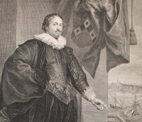 Cornelis Vermeulen - Porträt Nicolaus Vander Borcht - 1703 - Kupferstich