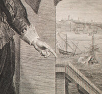 Cornelis Vermeulen - Porträt Nicolaus Vander Borcht - 1703 - Kupferstich