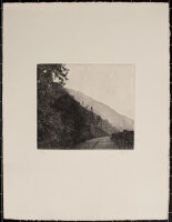 unbekannt - Berglandschaft - 1984 - Radierung