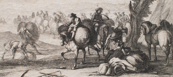 Johann August Corvinus - Heuernte - o.J. - Radierung