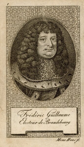 Meno Haas - Frédéric Guillaume Electeur de Brandenburg - o.J. - Kupferstich