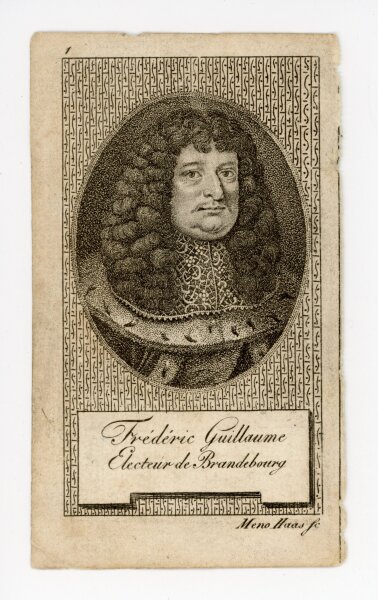 Meno Haas - Frédéric Guillaume Electeur de Brandenburg - o.J. - Kupferstich