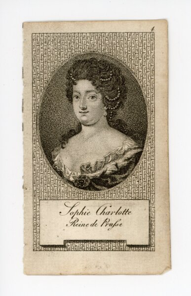 Meno Haas - Sophie Charlotte Reine de Prusse - o.J. - Kupferstich
