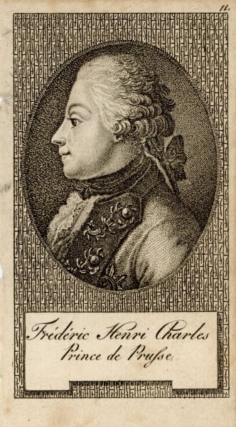Meno Haas - Frédéric Henri Charles Prince de Prusse - o.J. - Kupferstich