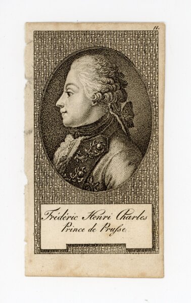 Meno Haas - Frédéric Henri Charles Prince de Prusse - o.J. - Kupferstich