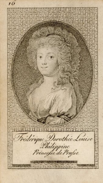 Meno Haas - Frédérique Dorothée Louise Philippine Princesse de Prusse - o.J. - Kupferstich