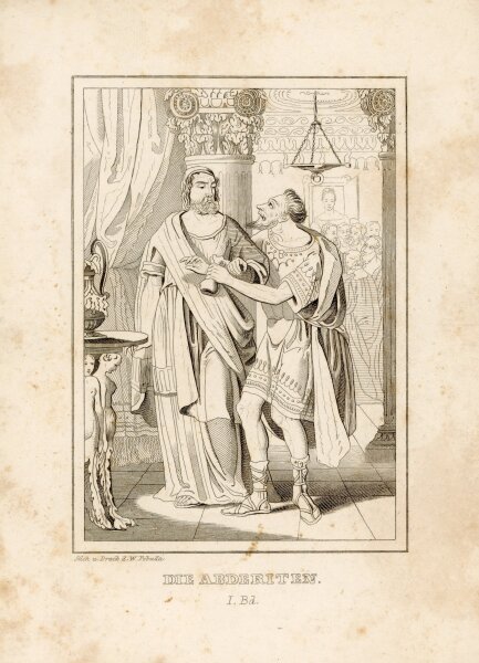 Wenzel Pobuda - Die Abderiten - o.J. - Kupferstich