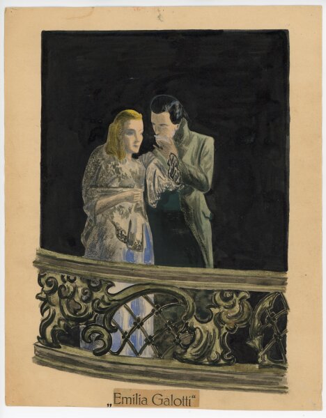 unbekannt - Emilia Galotti - 1954 - Mischtechnik