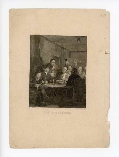 W Hessloehl - Die Clubbisten - o.J. - Stahlstich