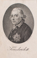 Meno Haas - Porträt Friedrich II von Preußen - 1825 - Radierung