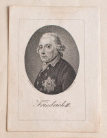 Meno Haas - Porträt Friedrich II von Preußen - 1825 - Radierung