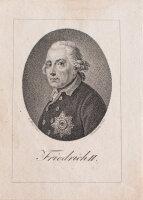 Meno Haas - Porträt Friedrich II von Preußen - 1825 - Radierung