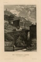 unbekannt - Der Clitumnus-Tempel - o.J. - Stahlstich