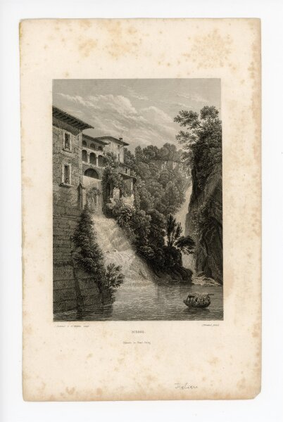 Carl Ludwig Frommel - Nesso - o.J. - Stahlstich