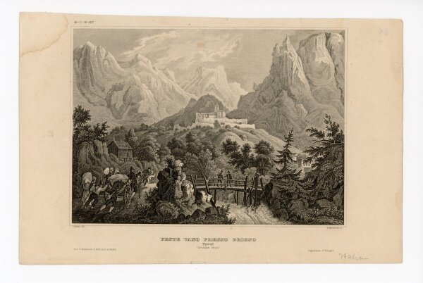 Bernhard Metzeroth - Feste vanno presso grigno - o.J. - Stahlstich