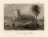 unbekannt - Ruine von Schloss-Theben - o.J. - Stahlstich