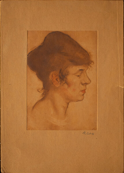 Unbekannt - Frauenporträt - um 1900 - Radierung