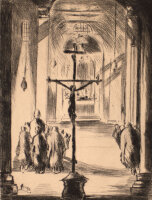 Berthold Martin Herko - Italienische Kirche - 1924 -...